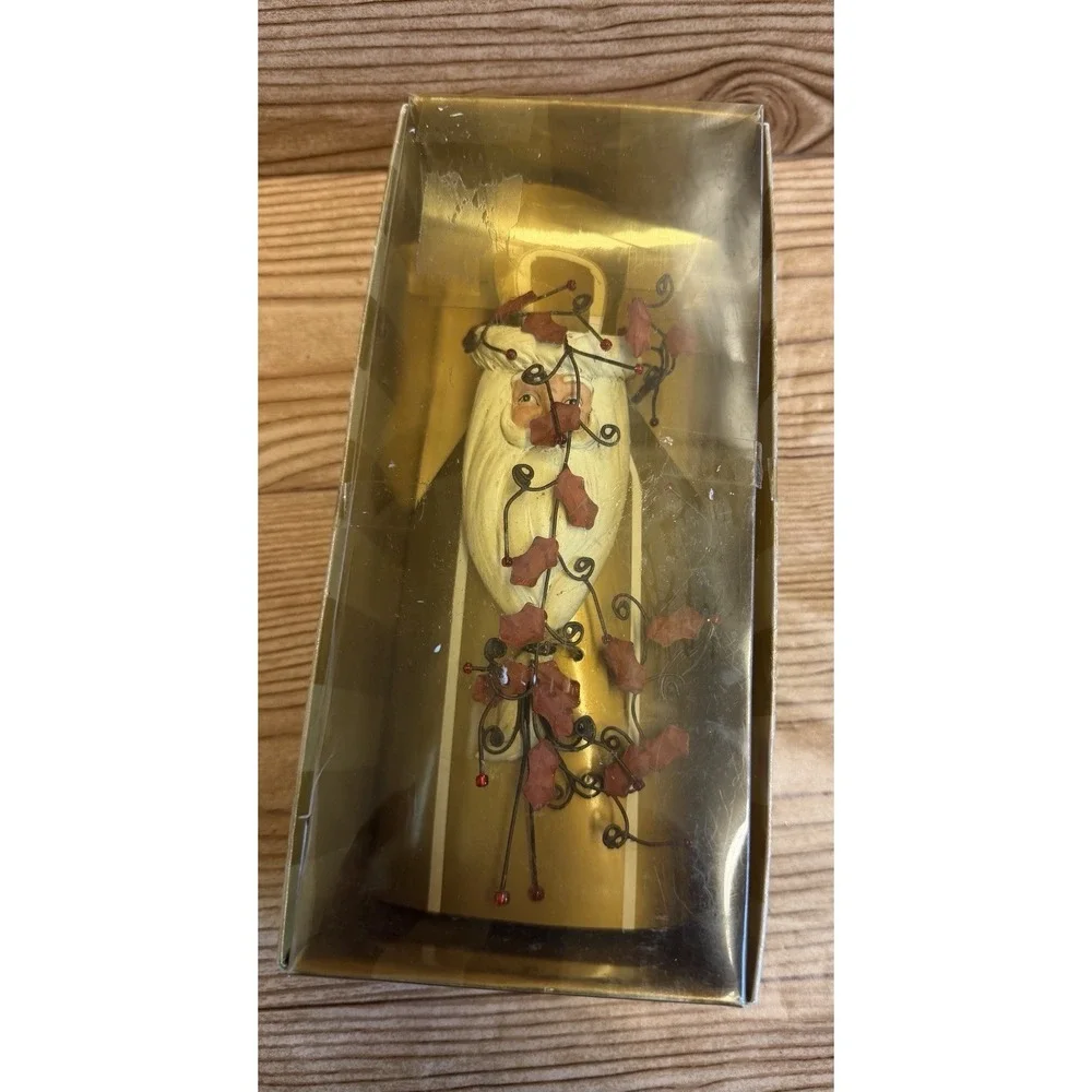 New Dept Department 56 Christmas Santa Wine Bottle Charm Old World Santa